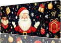 Christmas Mouse Pad Santa Clau Present Cartoon XL Mouse Pad Large Mousepad Extended Laptop Keyboard Mat Gaming Desk Pad Mouse Mat Great for Work-from-Home or Office Use 31.5x11.8 Inch