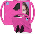 Dteck for iPad 10th Generation Case 2022 10.9 Inch,Lightweight Kids Friendly Shockproof Protective Case with Handle Pencil Holder Kickstand Child Cover for Apple iPad 10th Gen 10.9 Inch 2022,Rose