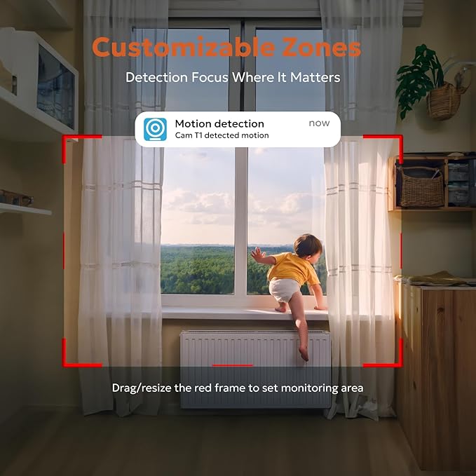 owltron Indoor Security Camera, 2K 3MP Cameras for Home Security with Motion Detection, Pet Cam & Baby Monitor with Night Vision, 2.4 GHz WiFi Two-Way Talk, Cloud/SD Storage, Compatible with Alexa