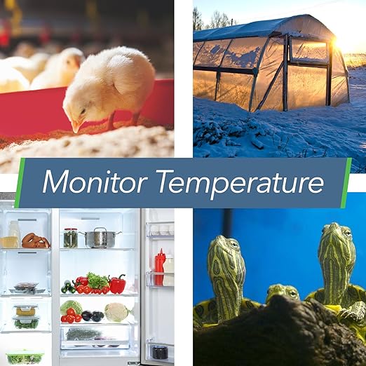 SensorPush HT1 Smart Temperature Sensor & Humidity Sensor - Thermometer & Hygrometer w/App Monitoring - Indoor/Outdoor Temperature and Humidity Monitor w/Heat Index for RV, Fridge & More
