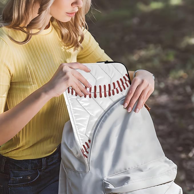 Baseball Print Laptop Sleeve 15-16 Inch Laptop Sleeve Bag, Shockproof Laptop Case Tablet Liner Pouch