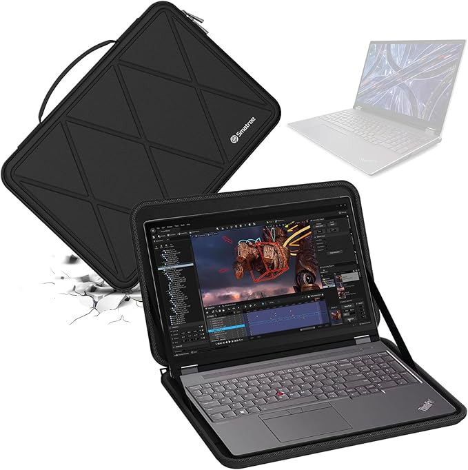 Smatree Hard EVA Protective Sleeve Case Compatible for 16 inch Lenovo ThinkPad P16 Gen 2 Mobile Workstation, for 16 inch Laptop Waterproof Hard Sleeve (X8308)