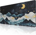 3XL Huge Gaming Mouse Pad Oversized (48"x24") - Extra Large XXXXL Mouse Pads for Full Desk, Mountain Mousepad with Stitched Edges Non-Slip Rubber Base, Desk Mat for Laptop, Computer & PC