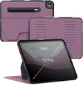 ZUGU Case for iPad Pro 13 (M4/M5) 2024/2025, Slim Protective Cover with Apple Pencil Holder, Auto Wake/Sleep, Multiple Viewing Angles, iPad Pro 13 Inch Case, Sturdy & Durable Phone Cover, Berry Purple