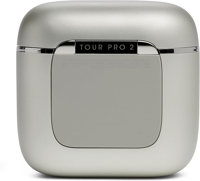 JBL Tour Pro 2 - True Wireless Noise Cancelling Earbuds with Smart Charging Case, 6-mic Perfect Calls with Voice Control, Up to 40hrs of Playtime, Immersive JBL Spatial Sound (Champagne)