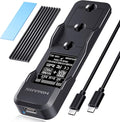 HIMARS M.2 NVMe & SATA SSD to USB-C Docking Station, 10Gbps Transfer Speed, Tool-Free Design (US-2593-10G)