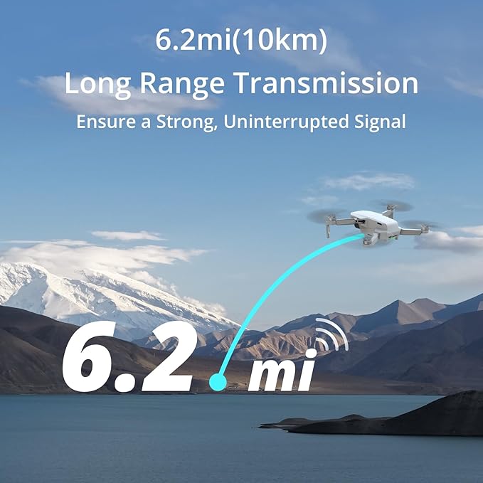Specta Drone with Camera 4K for Beginners and Adults, 6.2-Mile Transmission, 4K/30fps Video, Under 249g Travel Friendly, 31-Min Flight Time, One-tap Takeoff and Landing, Smart Return, Easy to Fly