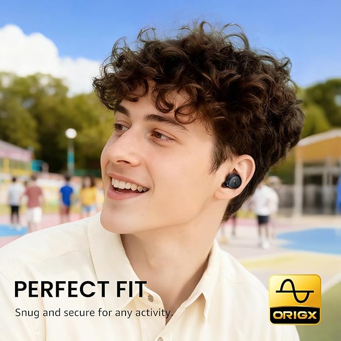 TOZO A1 Wireless Earbuds Bluetooth 5.3 Light Weight in Ear IPX5 Waterproof Headphones 2 Mic for AI Calls, Immersive Premium Sound Bass Headset with Charging Case, 32 Presets EQ Customization via App