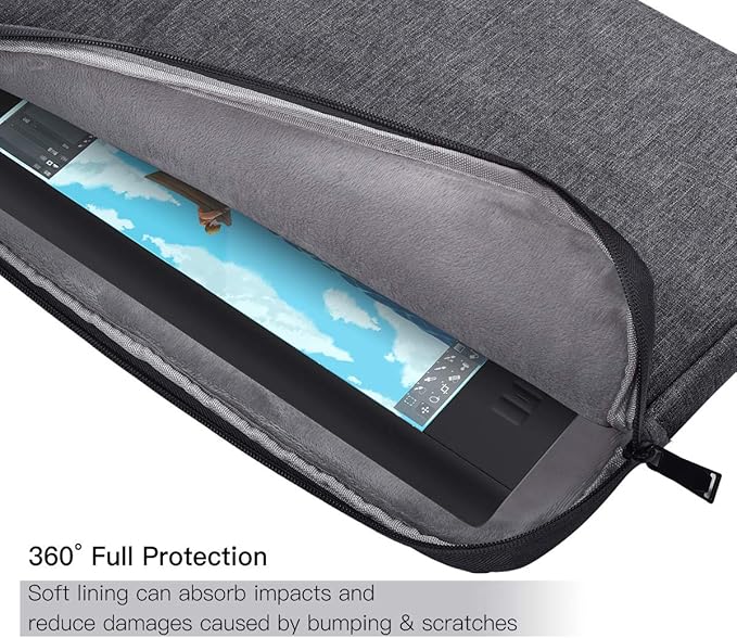 Drawing Carrying Tablet Sleeve Case for Xp-Pen Artist12 / Artist 13.3 Pro 13.3 Inch,VEIKK A15, Compatible with Wacom Cintiq 13HD Bag(Space Grey)
