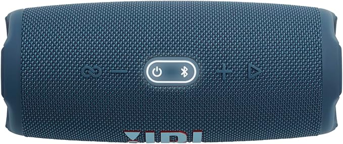 JBL CHARGE 5 - Portable Waterproof (IP67) Bluetooth Speaker with Powerbank USB Charge out, 20 hours playtime, JBL Partyboost (Blue)
