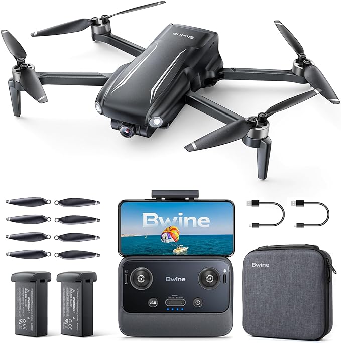 Bwine F7MINI SE GPS Drones with Camera for Adults 4K + Original Propellers