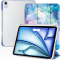 TiMOVO Case for iPad Air 11 Inch M4 2026/M3 2025/M2 2024, iPad Air 5th Generation 2022/4th Gen 2020 10.9 Inch with Pencil Holder, Stand Cover with Translucent Back, Auto Wake/Sleep, Dreamy Nebula