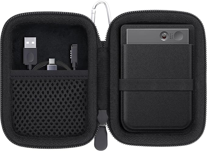 Hard Carrying Travel Case for PLAUD Note/Note Pro AI Voice Recorder,Compatible with PLAUD Digital Recorder and Magnetic Protective Case(Black)