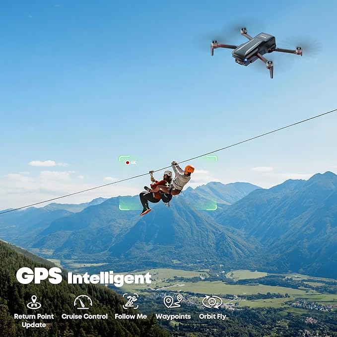 Bwine F7MINI 4K Video 8K Photo Drones with Camera for Adults, 3-Axis Gimbal EIS, 96Mins, 249g FAA-exempt, Over 6KM Transmission, Al GPS Smart Return, Follow, Waypoint, Orbit Fly, Better for Beginner