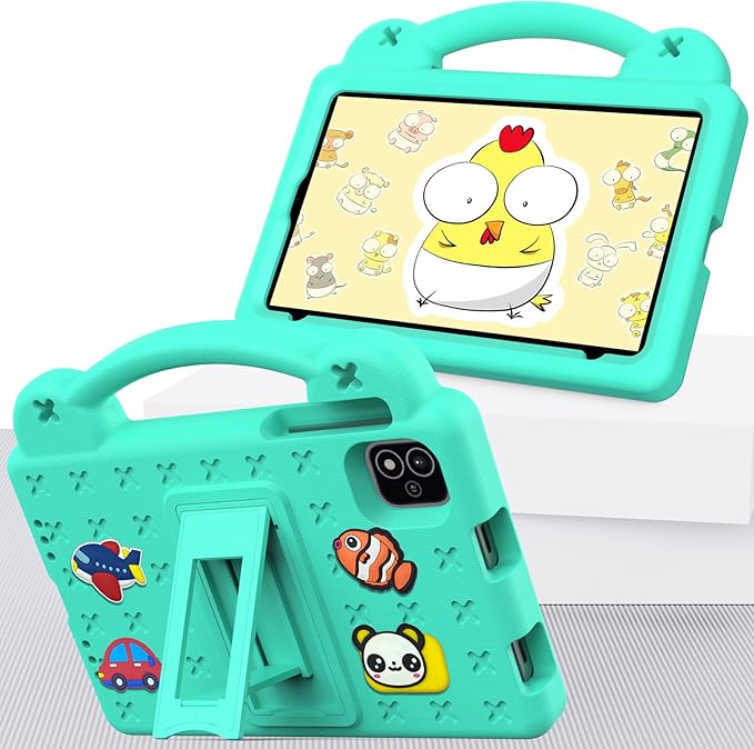AKABEILA Compatible with Alldocube iplay 60 mini pro 2024 8.4 inch/iplay 60 mini2 2024 8.4 inch Tablet Case, Shockproof Protective Case with Shoulder Strap & Stand Handle Mint Green