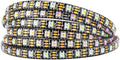 BTF-LIGHTING RGBW RGB+Warm White SK6812 (Similar WS2812B) 4 Colors in 1 LED Strip Individually Addressable 16.4ft 60Pixel/m 300LED Light Dream Color IP65 DC5V Black PCB (No Adapter or Controller)