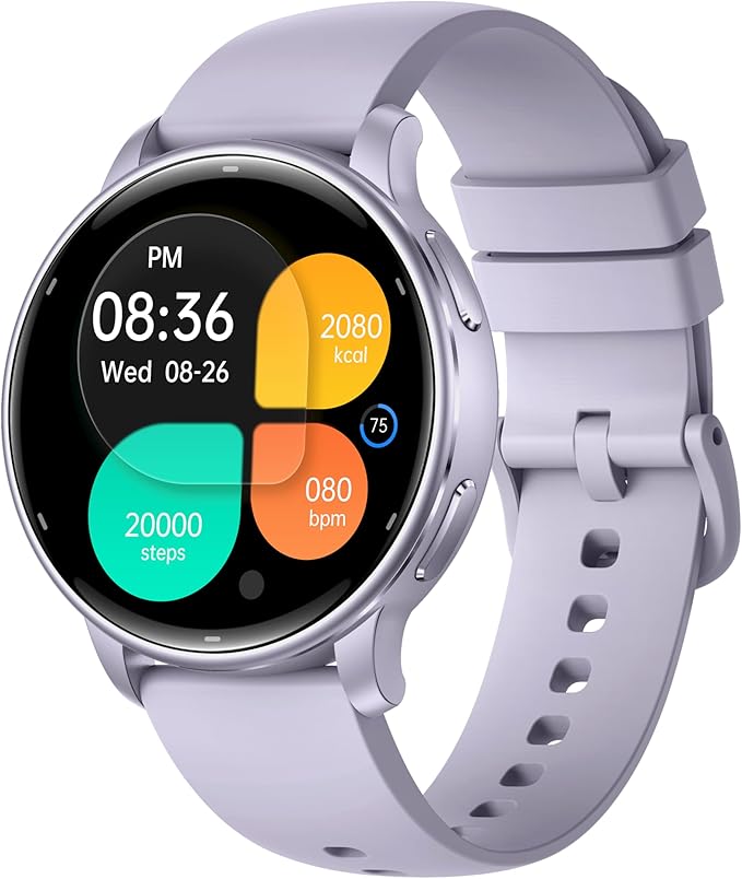 Fitness Tracker with Heart Rate Monitor Activity Tracker with Pedometer Smart Watch Sleep Monitor with Step Counter Calories Blood Oxygen Blood Pressure Monitor Make/Answer Call Health Tracker