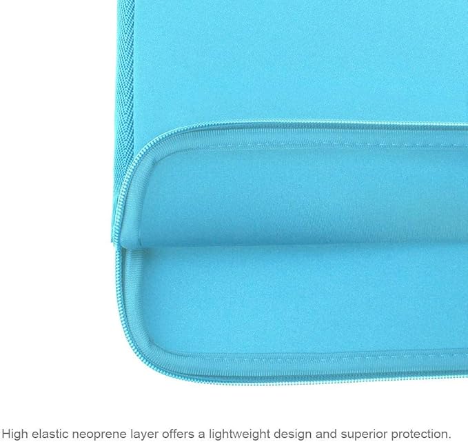 Arvok 11 11.6 12 Inch Laptop Sleeve Case for MacBook Air 12, Water-Resistant Neoprene Notebook Computer Tablet Sleeve, Carrying Bag Cover for Chromebook/HP/Dell/Lenovo/Asus/Acer, Baby Blue
