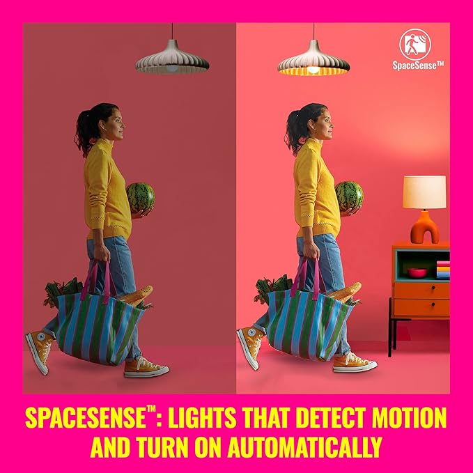 WiZ Connected 100W A19 LED Smart Light Bulbs Color - Connects to Your Wi-Fi - E26 Smart Bulb - Control with Voice or App + Activate with Motion - Matter Compatible