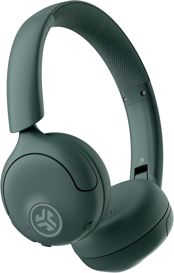JLab, Go Lux ANC, On Ear Headphones, Hybrid Active Noise Cancelling, Bluetooth, Multipoint Connection, Sage