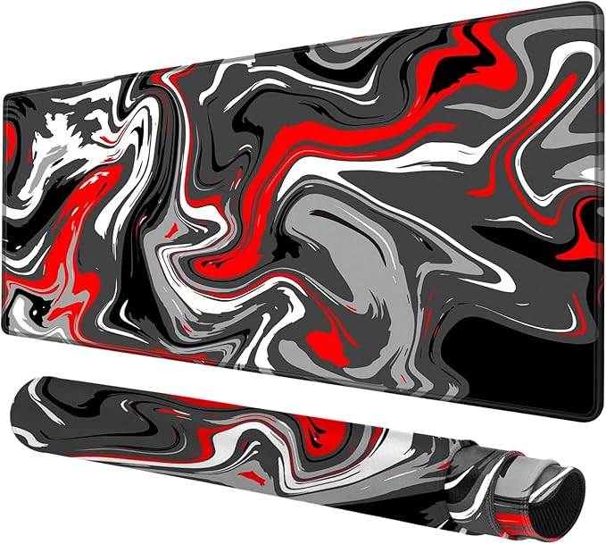 Large Mouse Pad for Desk - Gaming Mouse Pad with Stitched Edges, Anti-Slip Base, Desk Mat Desk Pad for Keyboard and Mouse