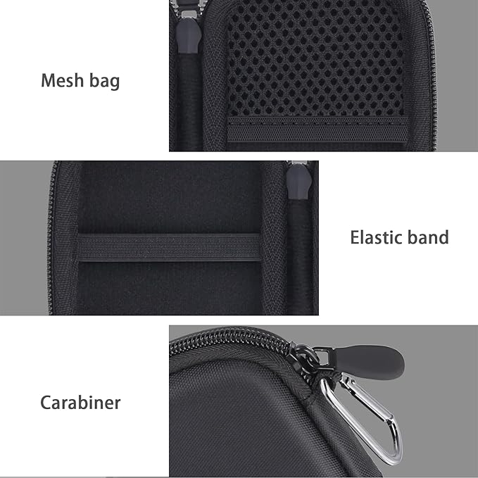 Hard Carrying Travel Case for PLAUD Note/Note Pro AI Voice Recorder,Compatible with PLAUD Digital Recorder and Magnetic Protective Case(Black)