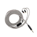 Linsoul Tripowin Zonie HiFi in-Ear Monitor Upgrade Cable, with Omni Mic, 16-Core Silver-Plated SPC Earphone Cable, Type-C/3.5mm Options, 1.25m SPC Tangle-Free Wire for Audiophiles(3.5MM,MMCX)