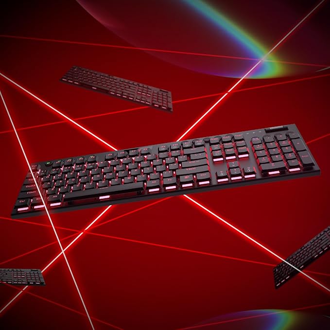 Redragon K618 PRO 3-Mode Wireless RGB Mechanical Keyboard, BT/2.4Ghz/Wired Low Profile Win/Mac Gaming Keyboard w/Ultra-Thin Design, Dedicated Media Control & Tactile Brown Switch