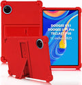 ATOOZ for DOOGEE U11 Case 11 Inch,Soft Silicone Kids Case for DOOGEE U11 Pro Tablet 2025/Teclast P50 Tablet with Stand (Red)