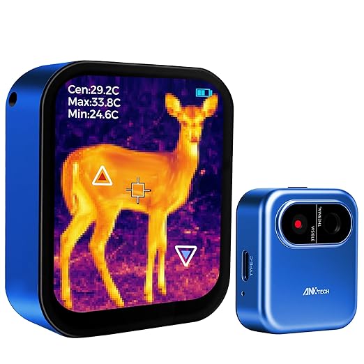 Thermal Camera for Finding Heat Leaks & Drafts – Portable Infrared Imager for Home Inspection, Entry-Level Thermal Imager for Hidden Camera Detection & Water Leak Detection