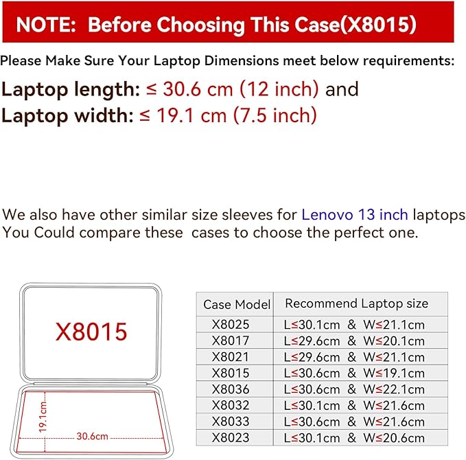 Smatree Hard EVA Protective Sleeve Case Compatible for 13.3 inch Lenovo IdeaPad Duet 5 Chromebook Gen 6-Qualcomm Laptop, IdeaPad Duet 5 Chromebook Gen 6 Notebook Bag (X8015)