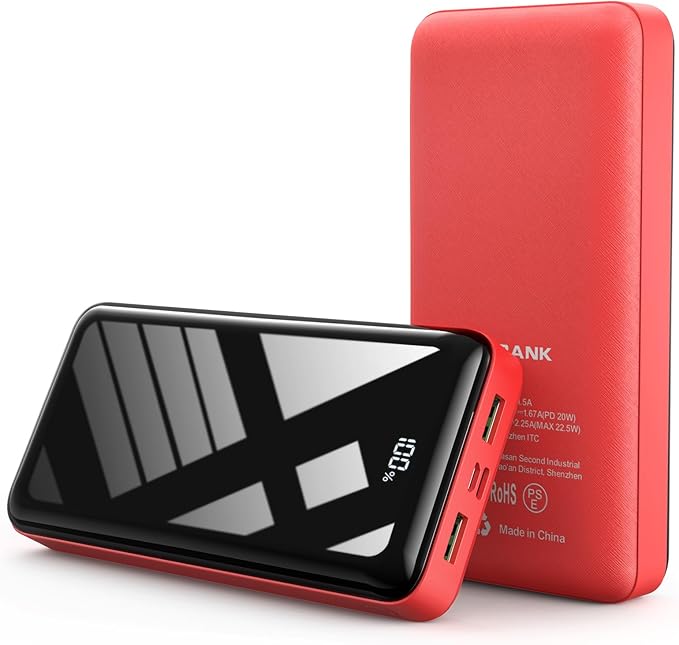 LOOPEAK Power Bank 50000mAh 22.5W Fast Charging Portable Charger, USB C Quick Charge with 3 Outputs&2 Inputs, LED Display, High Capacity External Cell Phone Battery Pack for iPhone, iPad, Android