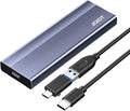 JOIOT SSD Enclosure USB C 10Gbps M.2 NVMe SSD Enclosure to USB Adapter USB 3.2 Gen 2 Aluminum Alloy SSD External Enclosure for M & M+B Key NVMe SSDSs 2230/2242/2260/2280