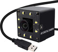 SVPRO 12MP USB Camera with Light, 4K Webcam 30fps / 1080P 120fps High Speed, IMX577 Sensor Low Light, USB Plug and Play for Lightburn, PC/Laptop, Comptible with Windows/MacOS/Linux/Android