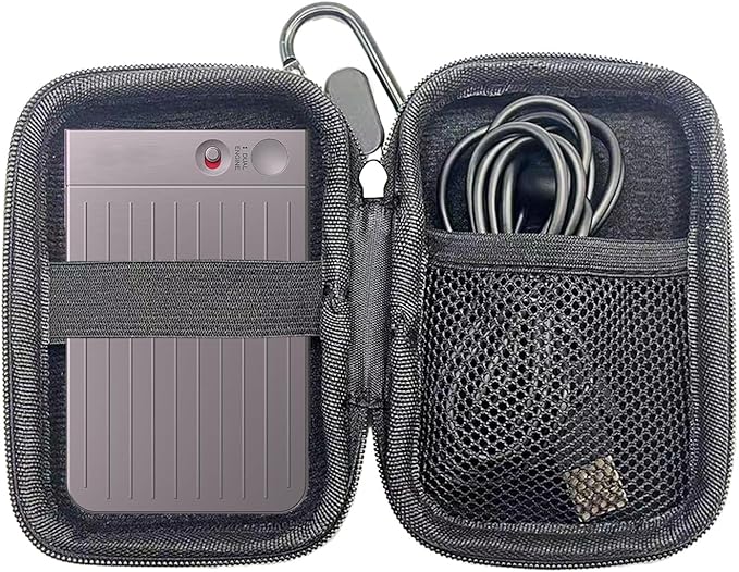 Hard EVA Carrying Case for PLAUD Note AI Voice Recorder, Compatible with PLAUD Recorder and Magnetic Protective Case, Travel Storage Box (Black)