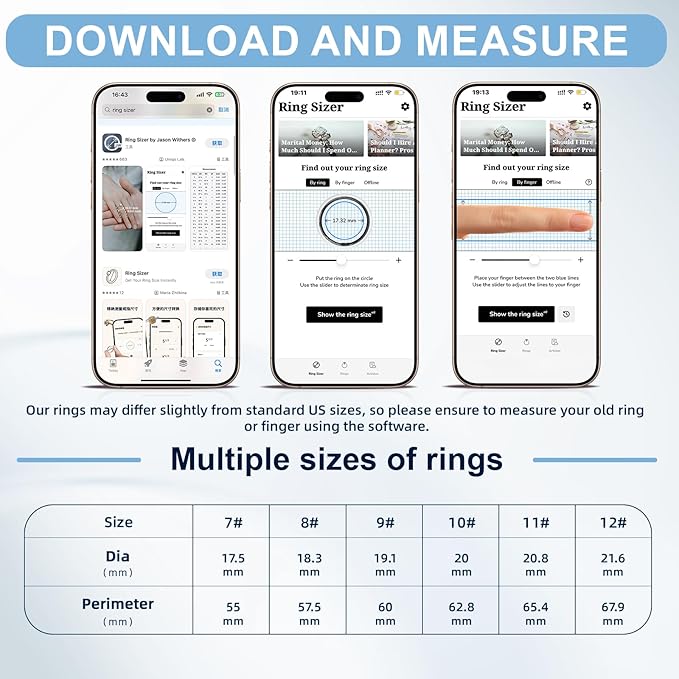 Smart Ring, Ceramics Fitness Tracker & Health Monitoring Ring with Heart Rate Sleep Tracking, Multi-Sport Activity Tracker, 5ATM Waterproof, iOS Android Compatible(White, 9)