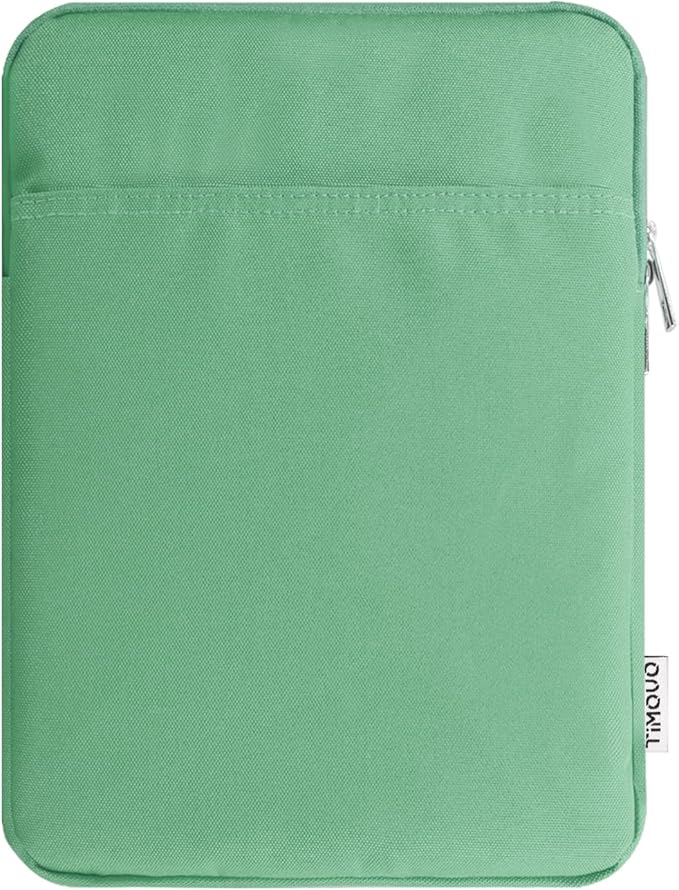 TiMOVO 9-11" Tablet Sleeve Bag for iPad 11-inch A16 2025, iPad 10.9"/10.2"| Air 11 Inch/5th/4th Gen. 10.9", Galaxy Tab A9+/A11Plus 11", Protective Bag Fit Smart Keyboard, Bodhi Green