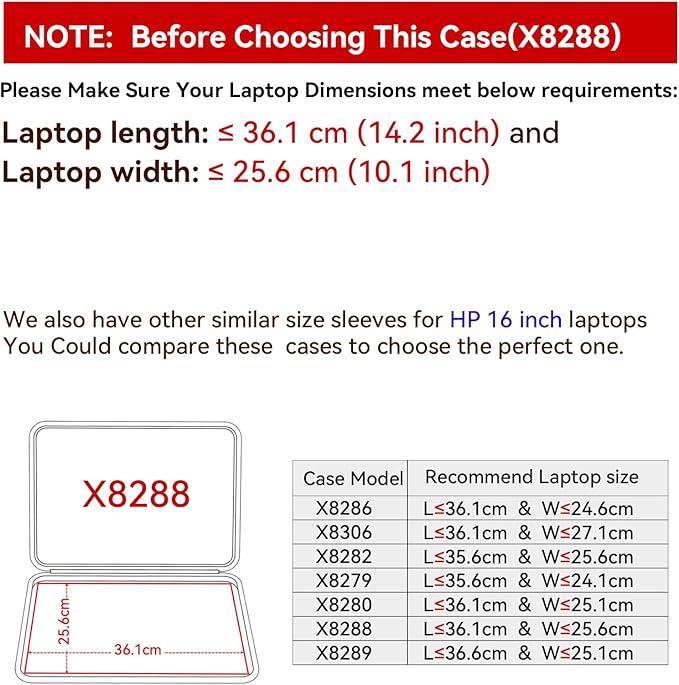 Smatree Hard EVA Protective Case Compatible for 16 inch HP Envy Laptop 16t-h1000/16-h1097nr/16-h1047nr, 15.6 inch HP Victus Gaming Laptop 15z-fb200/15z-fb100/15t-fa100/15-fa1010nr Sleeve (X8288)