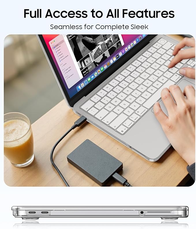 Fintie Case for MacBook Neo 13 Inch A3404 (2026 Release) - Protective Ultra-Thin High Transparency Snap On Hard Shell Cover for MacBook Neo 13" with A18 Pro Chip (Checkered)