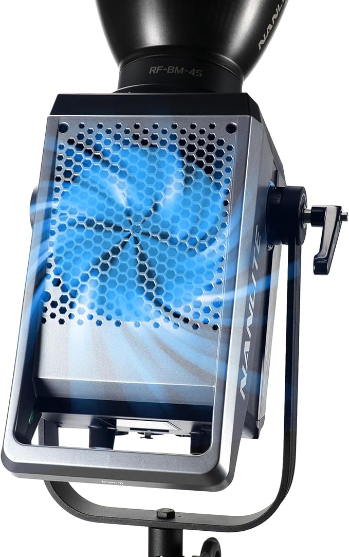 Nanlite FC-720C 750W RGBW LED Video Light, Full-Color Studio Spotlight with 2700K–12000K, CRI 96 TLCI 97, Bowens Mount for Film & Broadcast Production,YouTube, Live Streaming & Photography