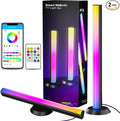 TJOY Smart Light Bars, Gaming Lights for Desk, 14 Inches, RGB Light Bar, TV Backlight with Music Sync and Scene, 60 Lumens, Ambient Lighting for PC, Game, RGB Desk Lighting(Black)