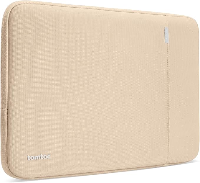 tomtoc 360° Protective Laptop Sleeve for 13-inch New MacBook Air M5/A3449 (2026) M4/A3240, M3/A3113, M2/A2681, M1/A2337, Water-Resistant Computer Case Bag Fits 13" MacBook Neo A18 & MacBook Pro M2/M1