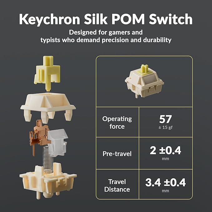Keychron Q3 Ultra Wireless Mechanical Keyboard 8KHz Polling Rate, TKL 2.4G/Bluetooth 5.3/Wired Up to 660 Hours Long Battery Life, Hot-Swappable Aluminum RGB Gaming ZMK for Mac/Windows/Linux-Black
