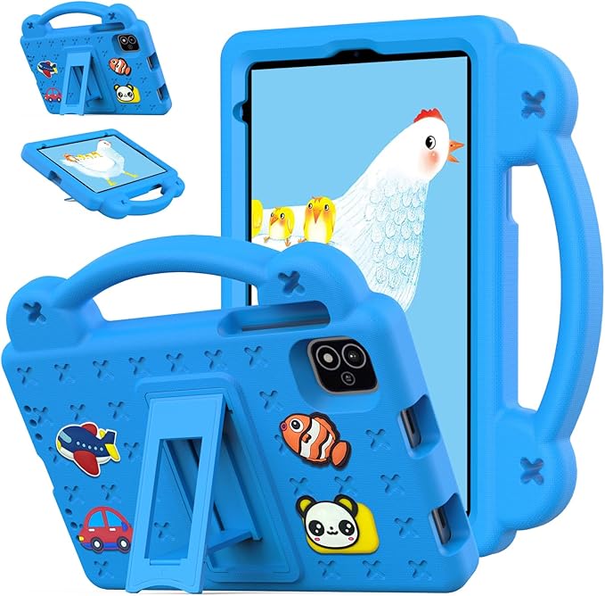 AKABEILA Compatible with Alldocube iplay 60 mini pro 2024 8.4 inch/iplay 60 mini2 2024 8.4 inch Tablet Case, Shockproof Protective Case with Shoulder Strap & Stand Handle Sky Blue