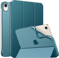 MoKo Case Fit New iPad mini 7 (A17 Pro) 2024, iPad mini 6th Generation Case 2021 (8.3-inch), iPad mini 6 Case, Soft TPU Translucent Frosted Back Cover Case for iPad mini 7th, French Blue
