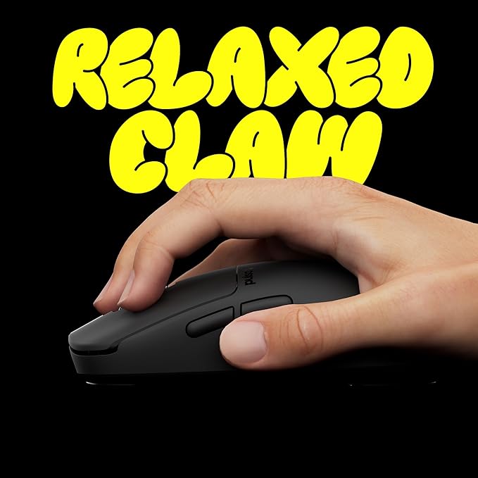 Pulsar Gaming Gears X2N Crazylight Wireless Gaming Mouse, Ultra Lightweight 1.34 oz (38g), Optical Switch, 32000 DPI, 750 IPS, XS-1 Sensor, 8k Compatible (Mini, Jet Black)