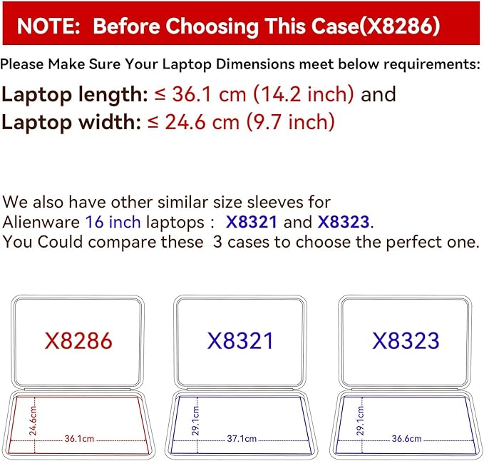 Smatree Hard EVA Protective Sleeve Case Compatible for 16 inch ASUS ProArt P16 H7606, 16 inch ASUS ROG Zephyrus G16 (2026) GU606, 16inch ROG Zephyrus M16 2023 GU604/2022, Case (X8286)