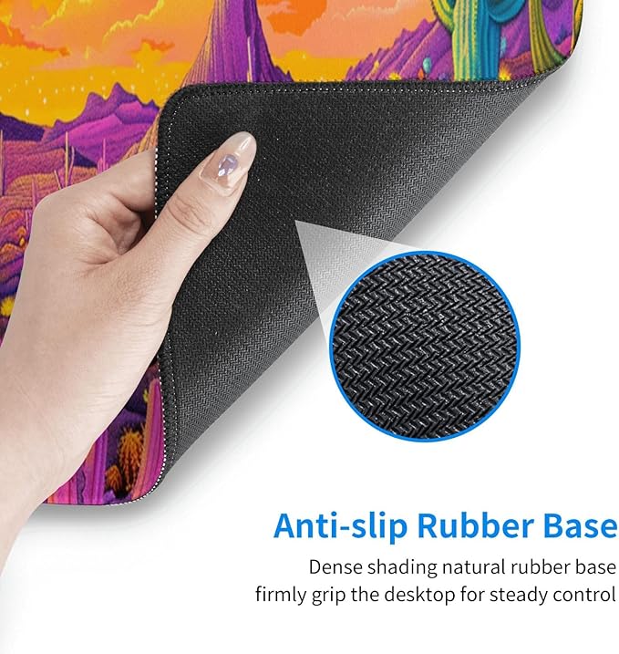 Mouse Pad Gaming - Large Mouse Pad for Desk with Waterproof Surface & Durable Design Desk Mat for Desktop & Office Accessories (Desert Dreamscape)