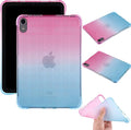 Translucent Case for iPad mini 7 A17 Pro 2024 & iPad mini 6 2021, Frosted Back Soft TPU Shockproof Matte Clear Silicone Bumper Shell for iPad mini 7th/6th Generation 8.3 inch, Pink & Green