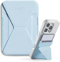 MOFT Magnetic Wallet Stand Compatible with iPhone 16/15/14/13/12 Series, Angle Adjustment & Magsafe Compatible MOVAS Phone Stand, Soothing Mist